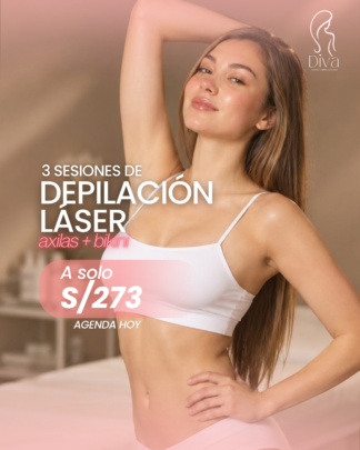 3 SESIONES DE DEPILACIÓN LÁSER – AXILAS + BIKINI