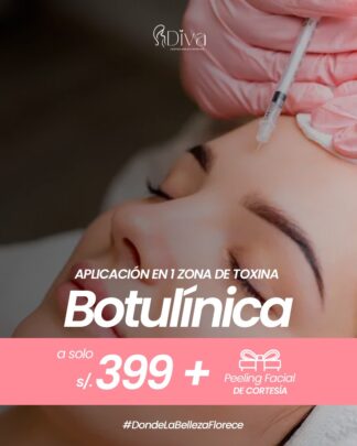 Aplicación de Toxina Botulínica – 1 Zona